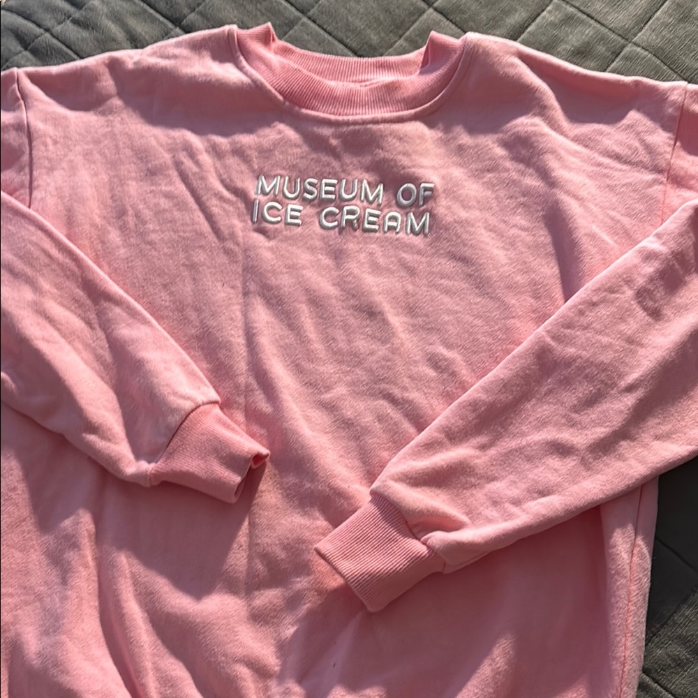 Pink Museum of Ice Cream Sweatshirt